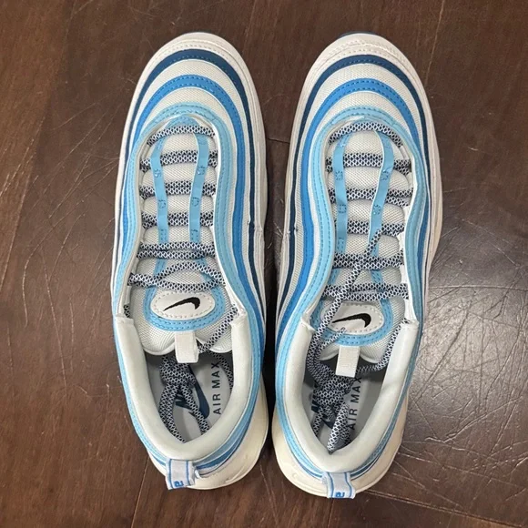 Nike Air Max 97 Sneakers in Blue and White - Picture 4 of 4
